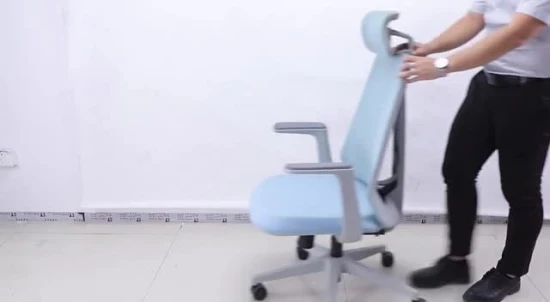 Fabricante clássico de escritório para trabalho doméstico Móveis de design moderno Cadeira de malha com encosto alto Preço Cadeira de malha de escritório com apoio de braço 3D