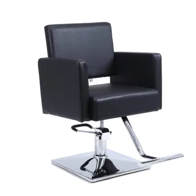 Cadeira de barbeiro de beleza de salão de cabeleireiro moderno de móveis vintage de alta qualidade com pedal